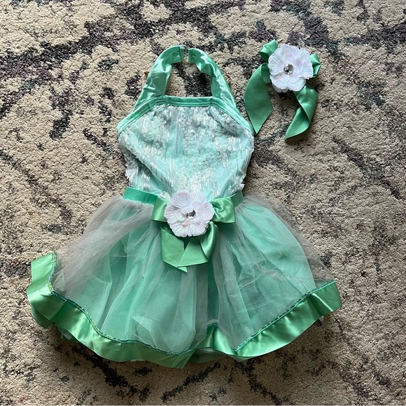 Weissman Green Ballet Dance Costume - Picture 3 of 5